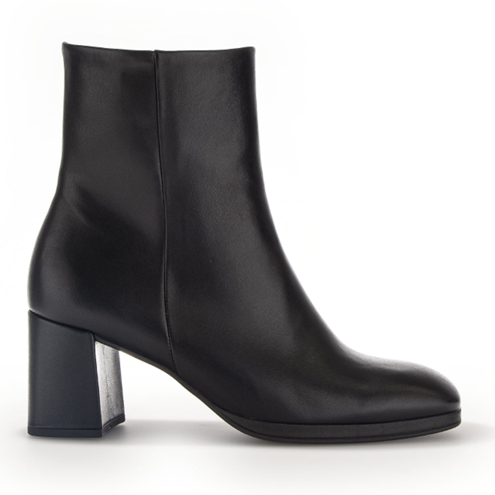 Gabor 690.27 Elegant Ankle Heeled Boot – Black