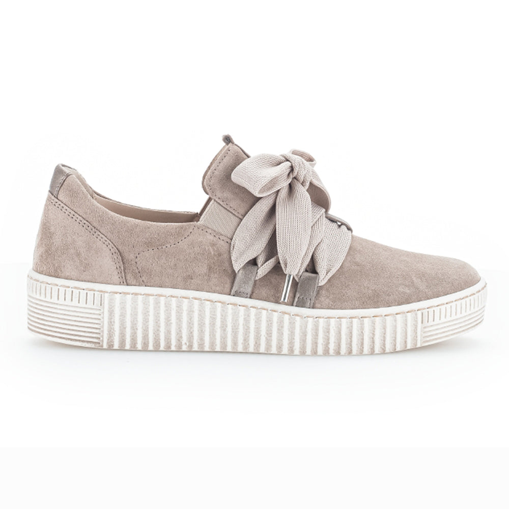 Gabor 333.12 Premium Platform Bow Sneaker – Beige