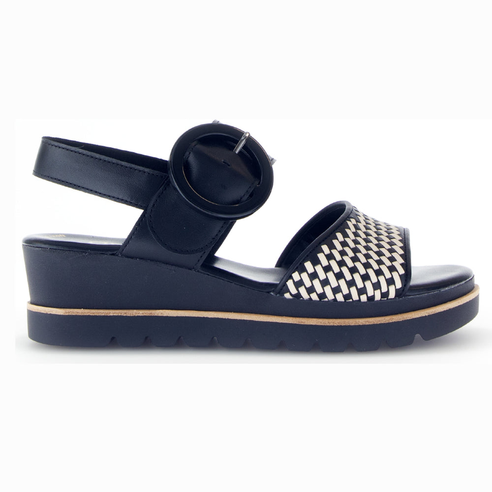 Gabor 646.27 Wedge Sandals – Black