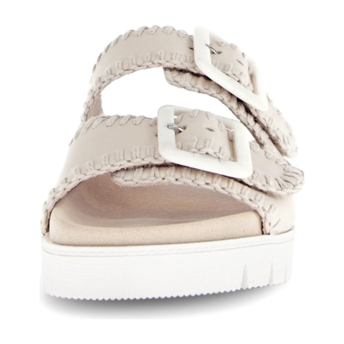 Gabor 741.22 Adjustable Slip On Sandal – Off White