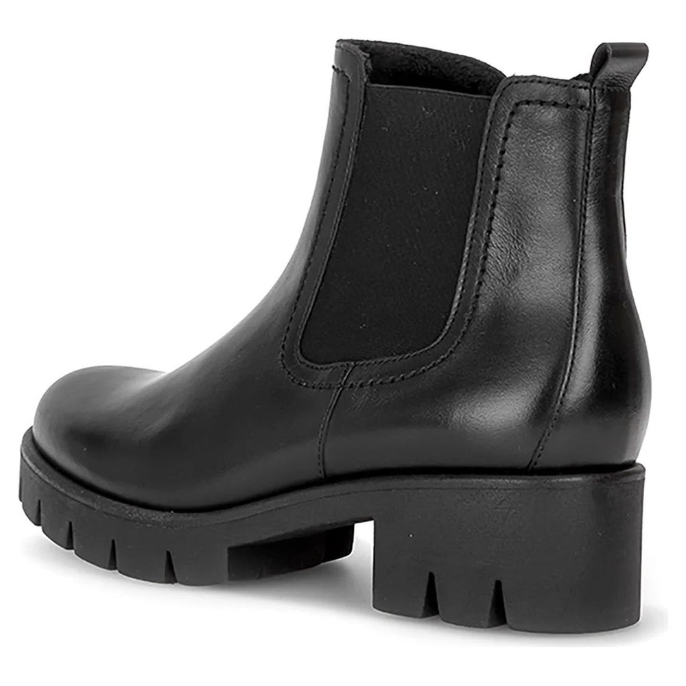 Gabor 8018.01 Susan Women's Leather Chelsea Zip Boot – Black