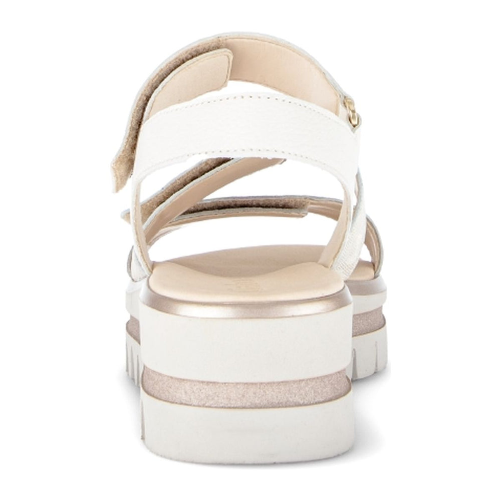 Gabor 620.69 Platform Adjustable Sandal – Grey/Silver