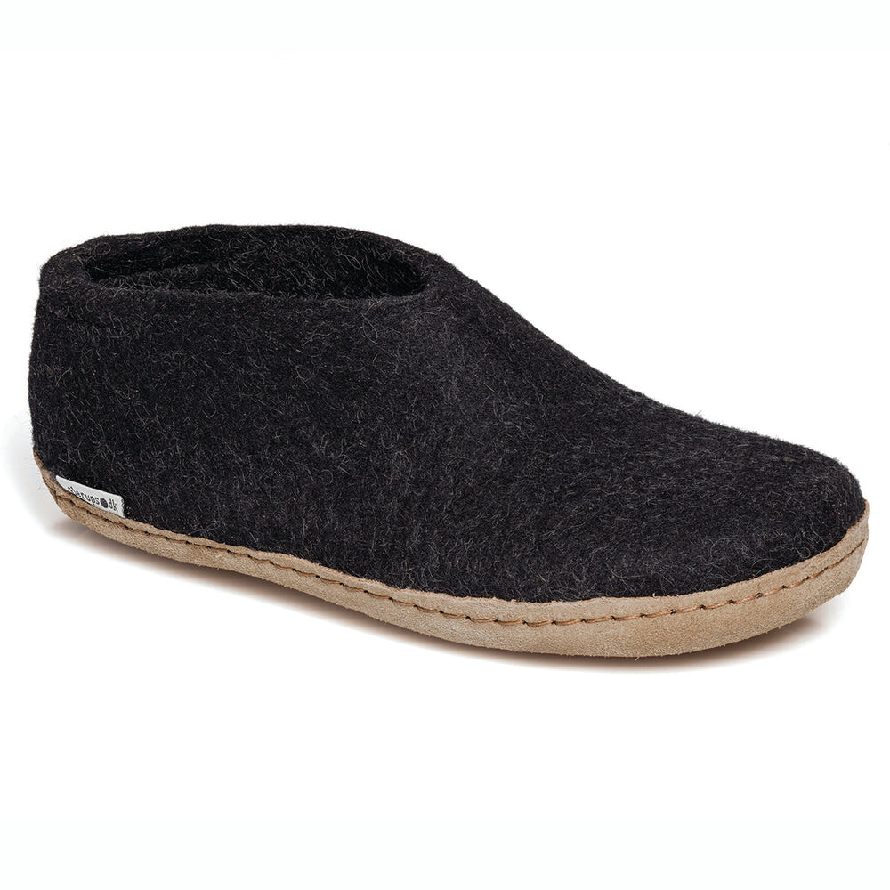 Glerups Slipper Shoe Leather Sole