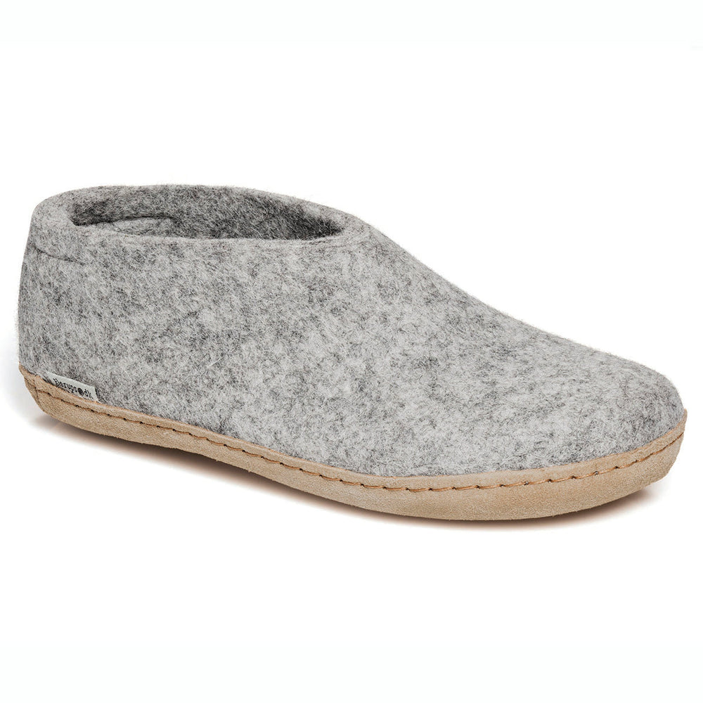 Glerups Slipper Shoe Leather Sole