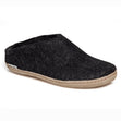 Glerups Slip On Leather Sole in Black