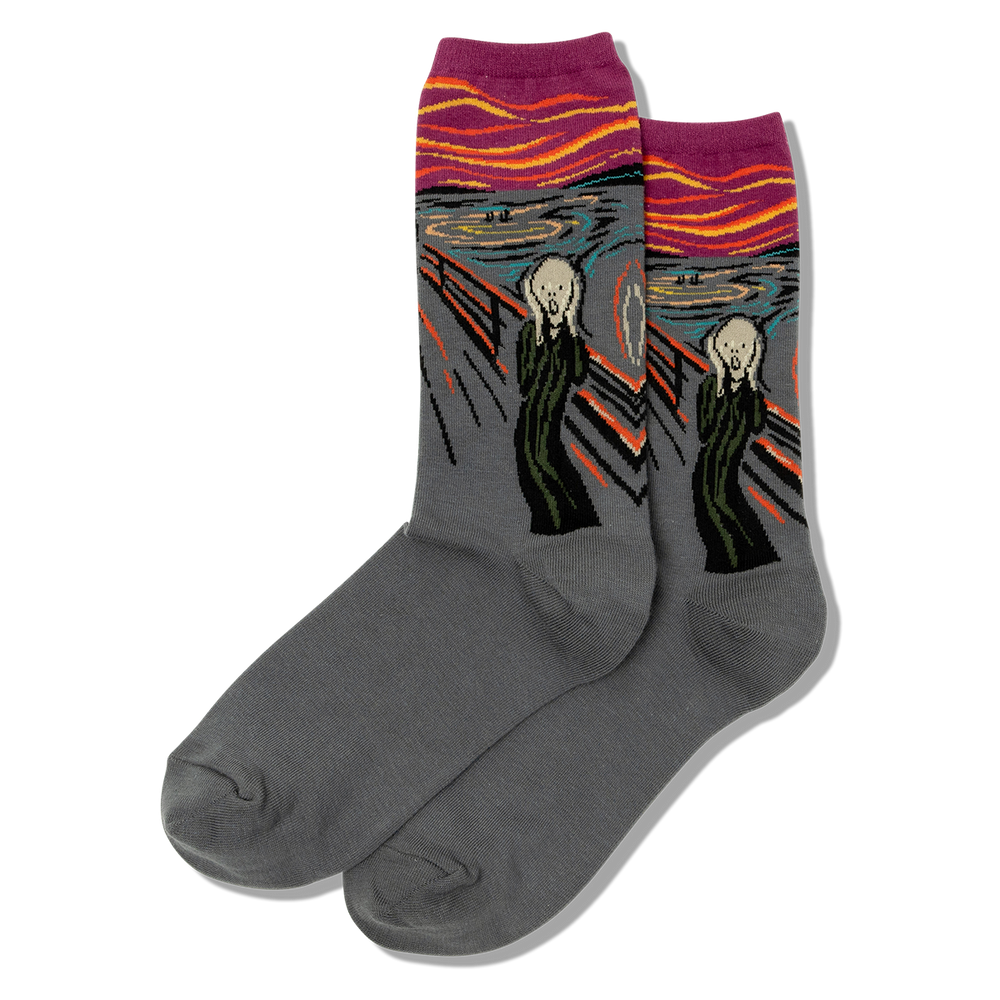 Women's Munch's The Scream Crew Socks