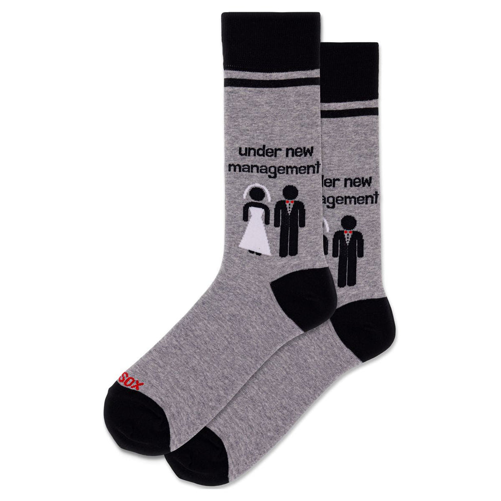 Men's 'Under New Management' Crew Socks