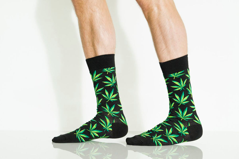 Men's Weed Crew Socks