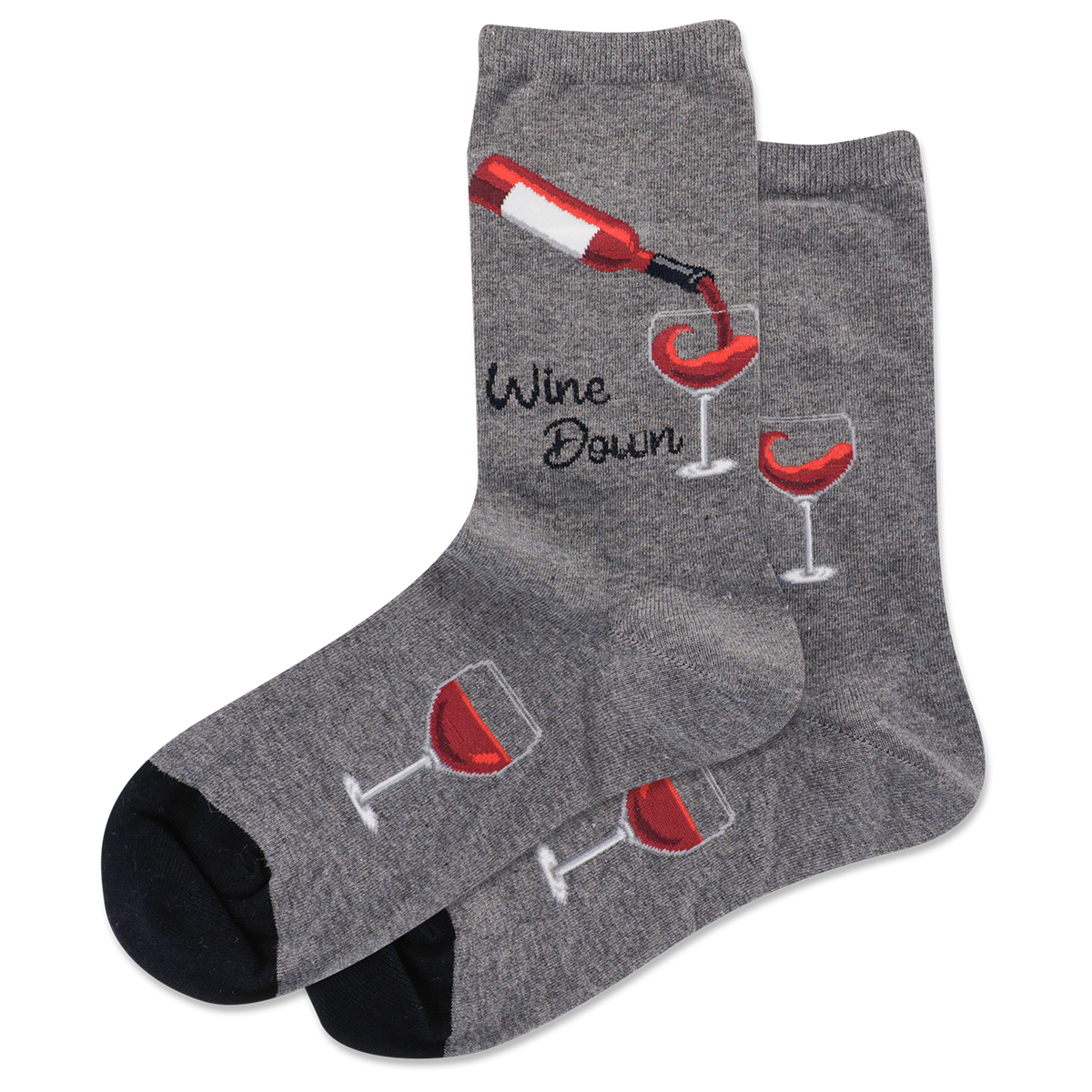 Women's Wine Down Crew Socks