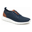 Johnston & Murphy Amherst knit Plain Toe Men's Lace-Up Sneaker in Navy
Lace free, Navy color, Breathable textile upper, White sole, Leather accents, comfortable, all day wear. Style #25-3439
