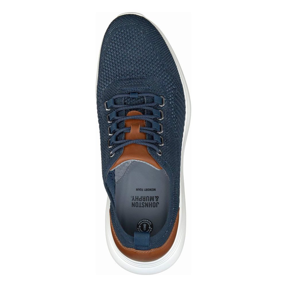 Johnston & Murphy Men's Amherst Knit Sneaker – Navy