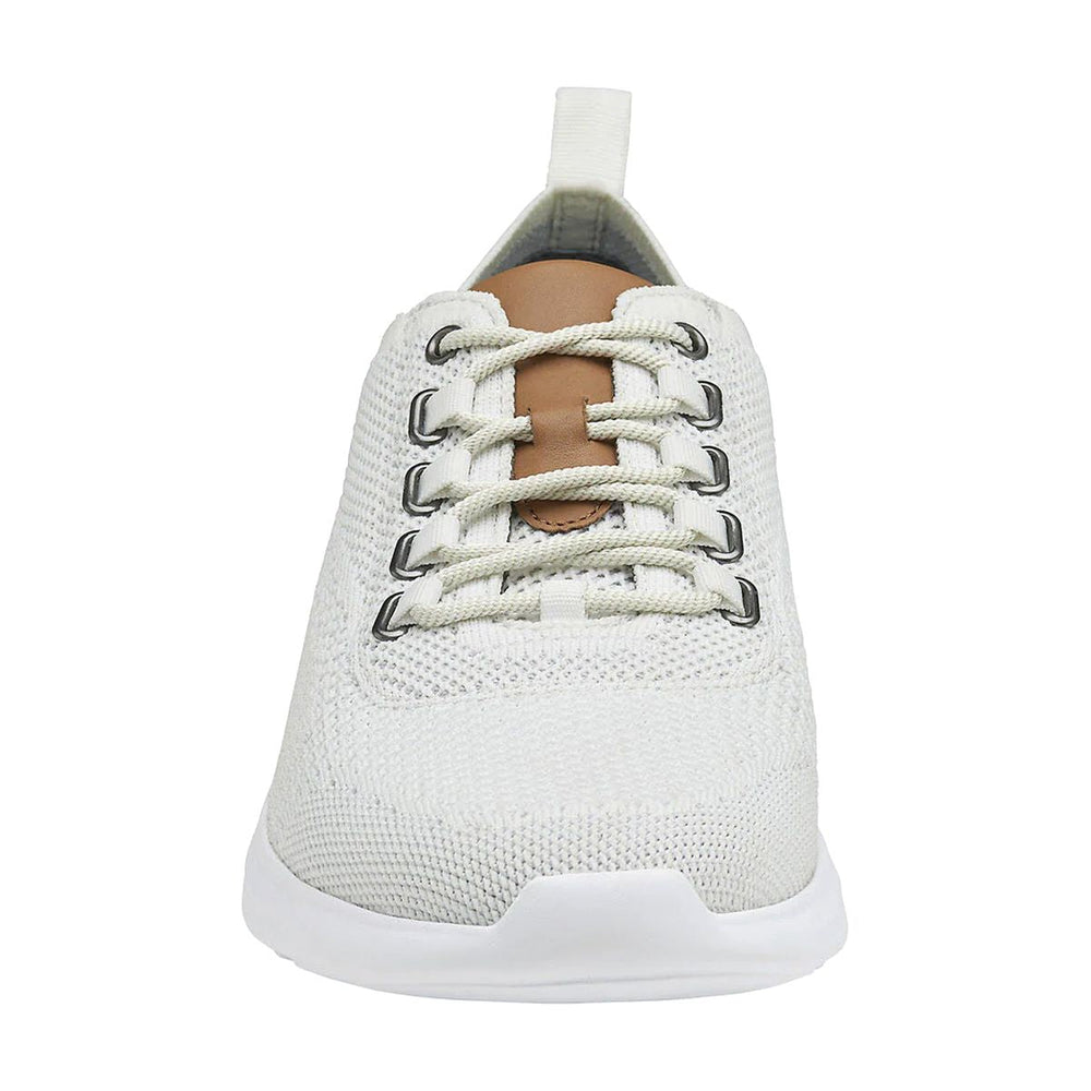 Johnston & Murphy Men's Amherst Knit Sneaker – White