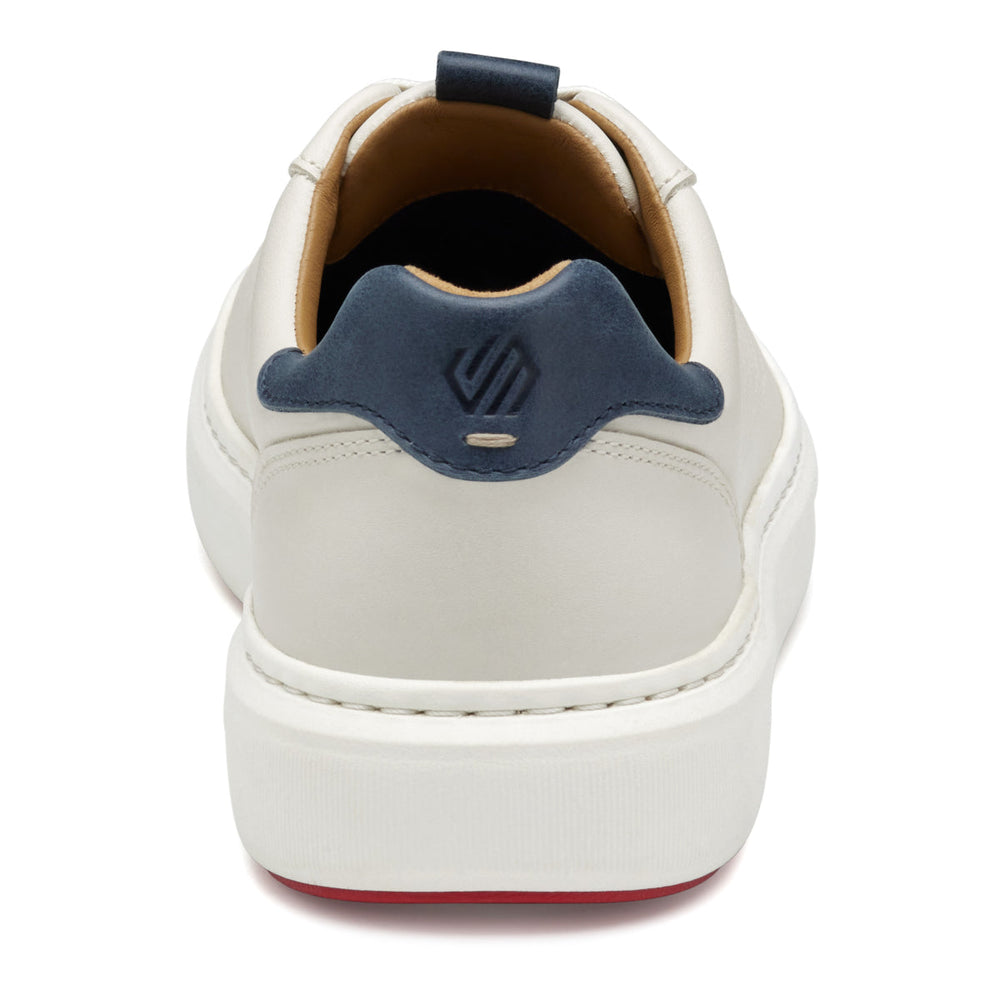 Johnston & Murphy Anders Perfed U-Throat Men's Sneaker in White