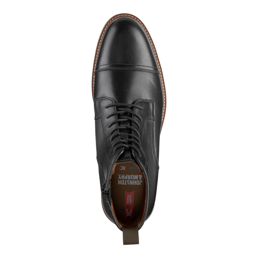 Johnston & Murphy Men's XC+™ Durham Cap Toe Waterproof Boot - Black