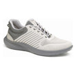 Johnston & Murphy Escape Knit Lace-Up Men's Sneaker in Grey. Knit running shoe, comfortable knit running shoe, casual running shoe, stretchy running shoe, comfortable, all day wear shoe. Style #25-9409