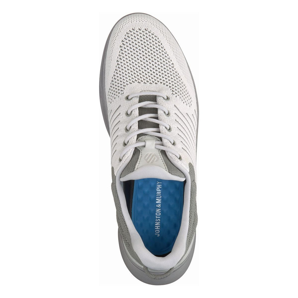 Johnston & Murphy Escape Knit Lace-Up Men's Sneaker in Grey