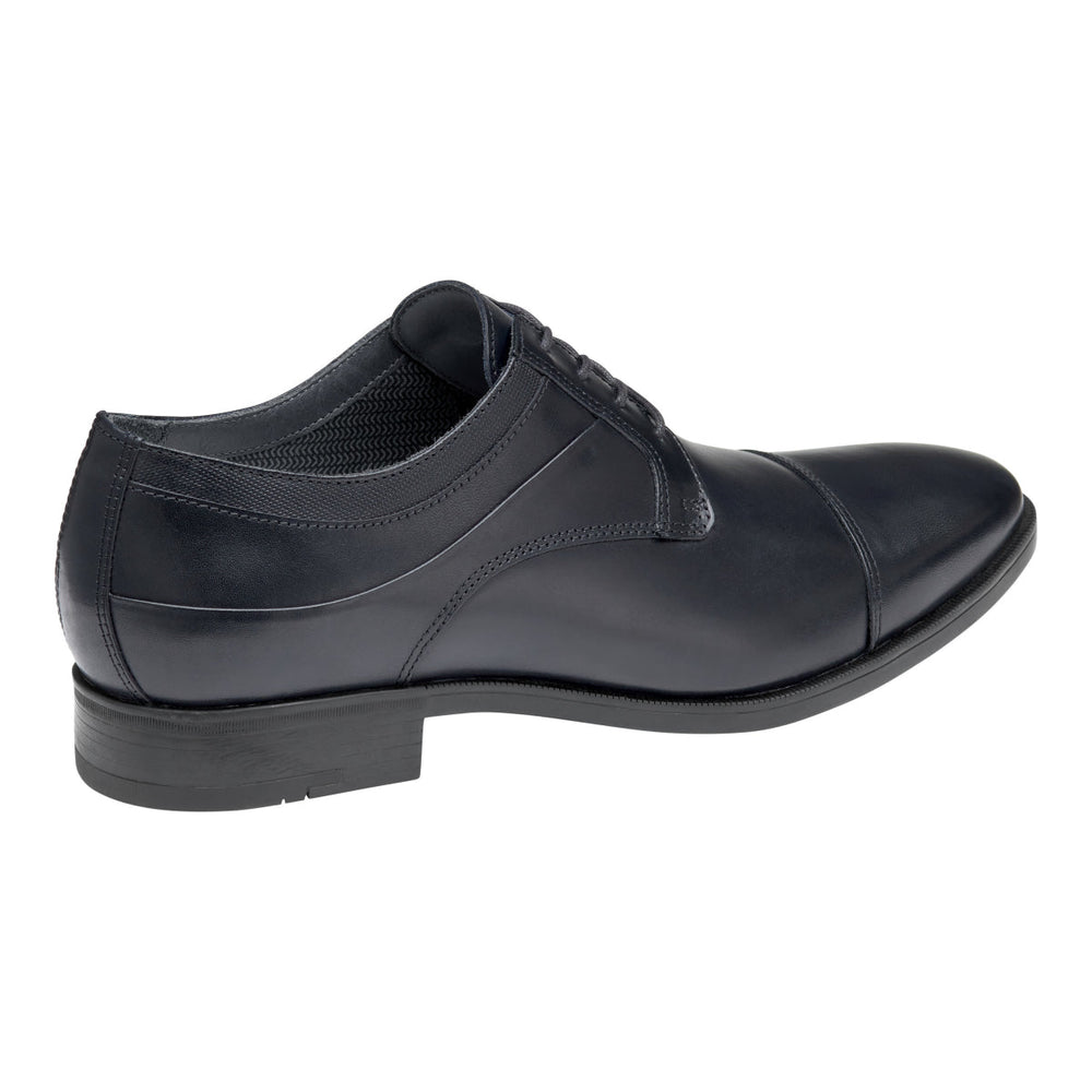 Johnston & Murphy Gibbons Cap Toe Men's Dress Shoe in Black