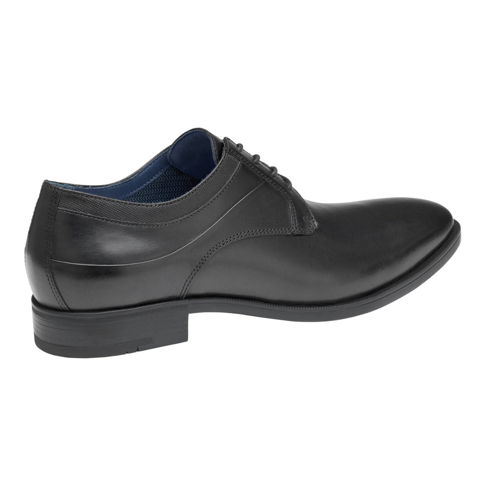 Johnston & Murphy Gibbons Plain Toe Men's Dress Shoe in Black