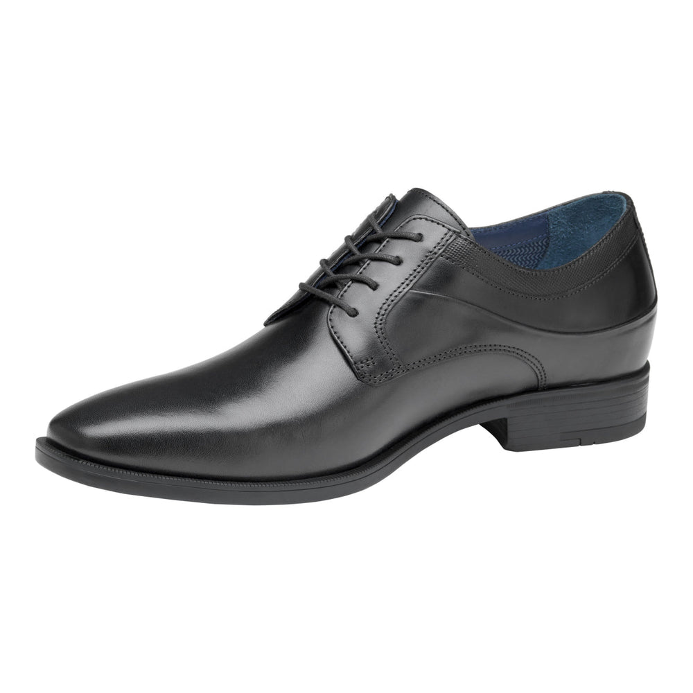 Johnston & Murphy Gibbons Plain Toe Men's Dress Shoe in Black