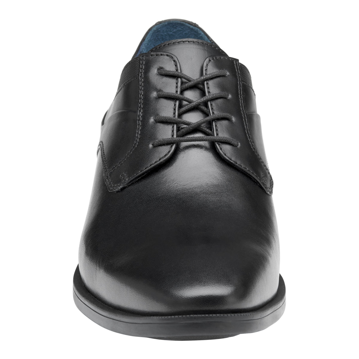 Johnston & Murphy Gibbons Plain Toe Men's Dress Shoe in Black