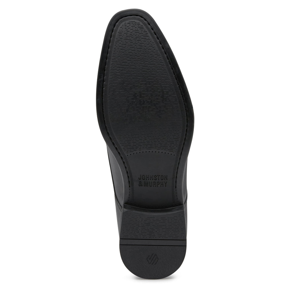 Johnston & Murphy Gibbons Plain Toe Men's Dress Shoe in Black