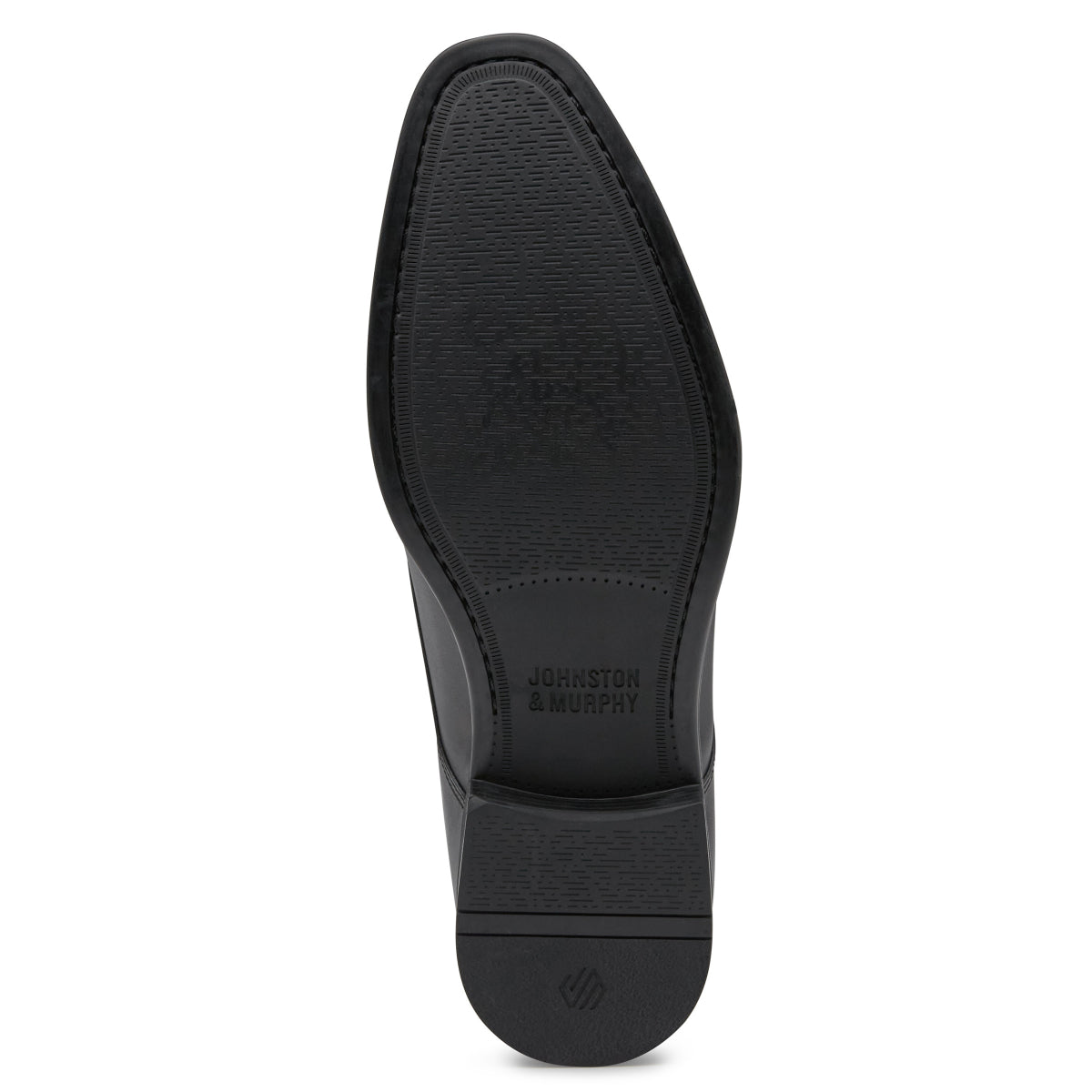 Johnston & Murphy Gibbons Plain Toe Men's Dress Shoe in Black