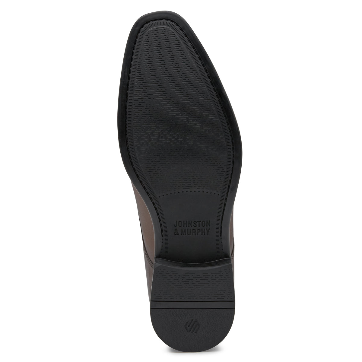 Johnston & Murphy Gibbons Plain Toe Men's Dress Shoe in Mahogany