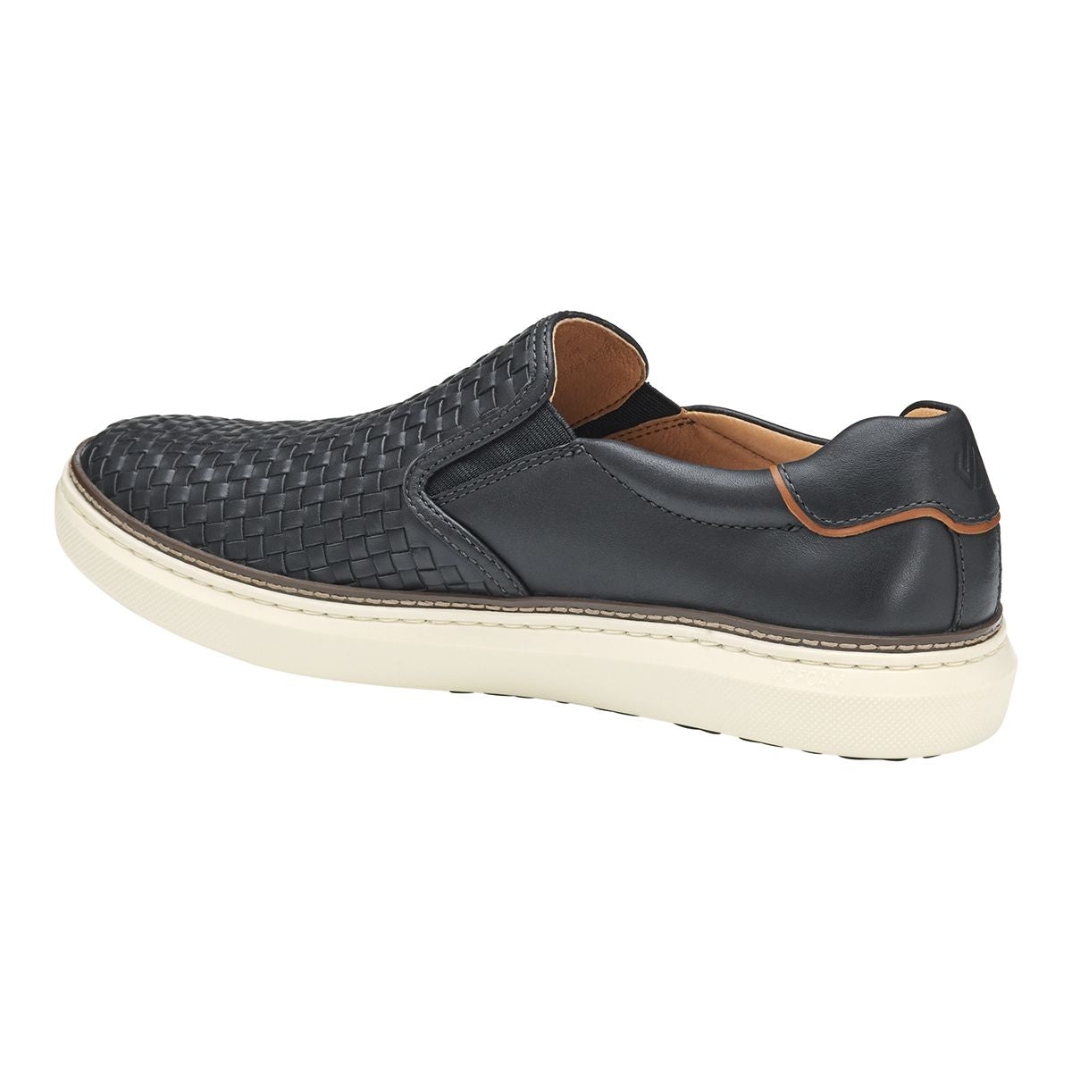 Johnston & Murphy McGuffey 2 Woven Men's Slip-On in Black