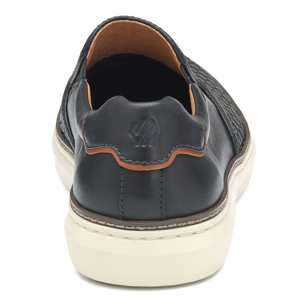 Johnston & Murphy McGuffey 2 Woven Men's Slip-On in Black