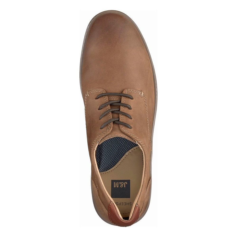 Johnston & Murphy McGuffey Plain Toe Men's Casual Dress Shoe in Brown