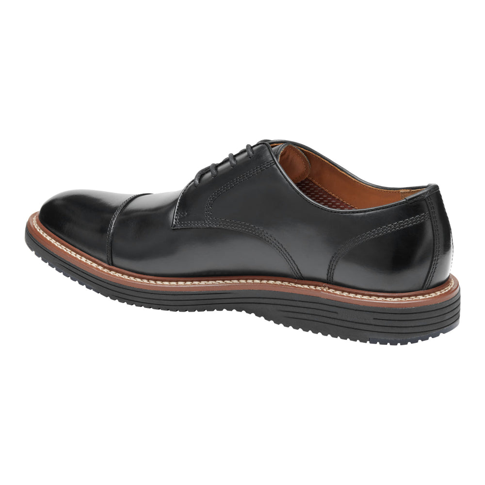 Johnston & Murphy Upton Cap Toe Men's Dress Shoe in Black