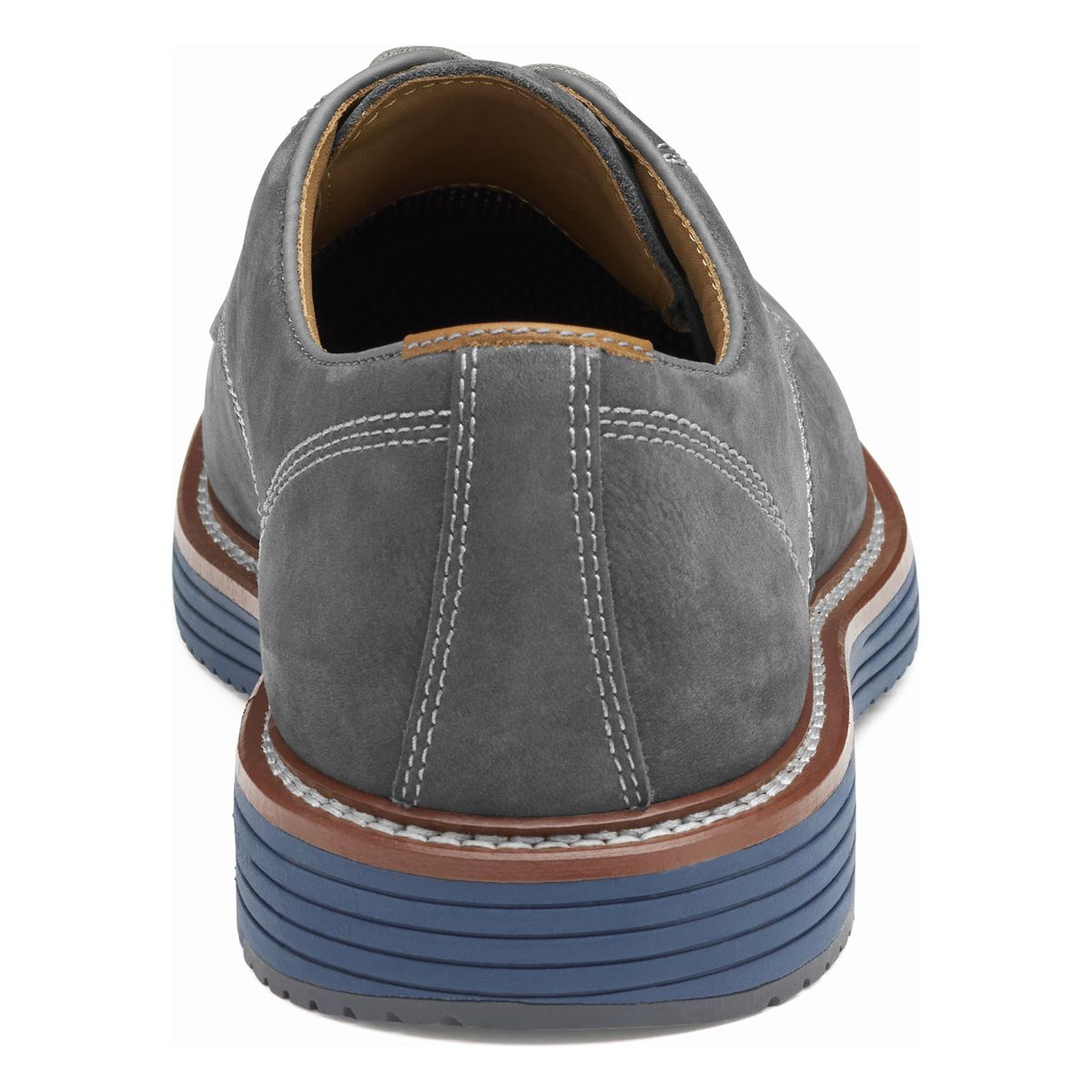 Johnston & Murphy Upton Plain Toe Men's Casual Shoe in Gray