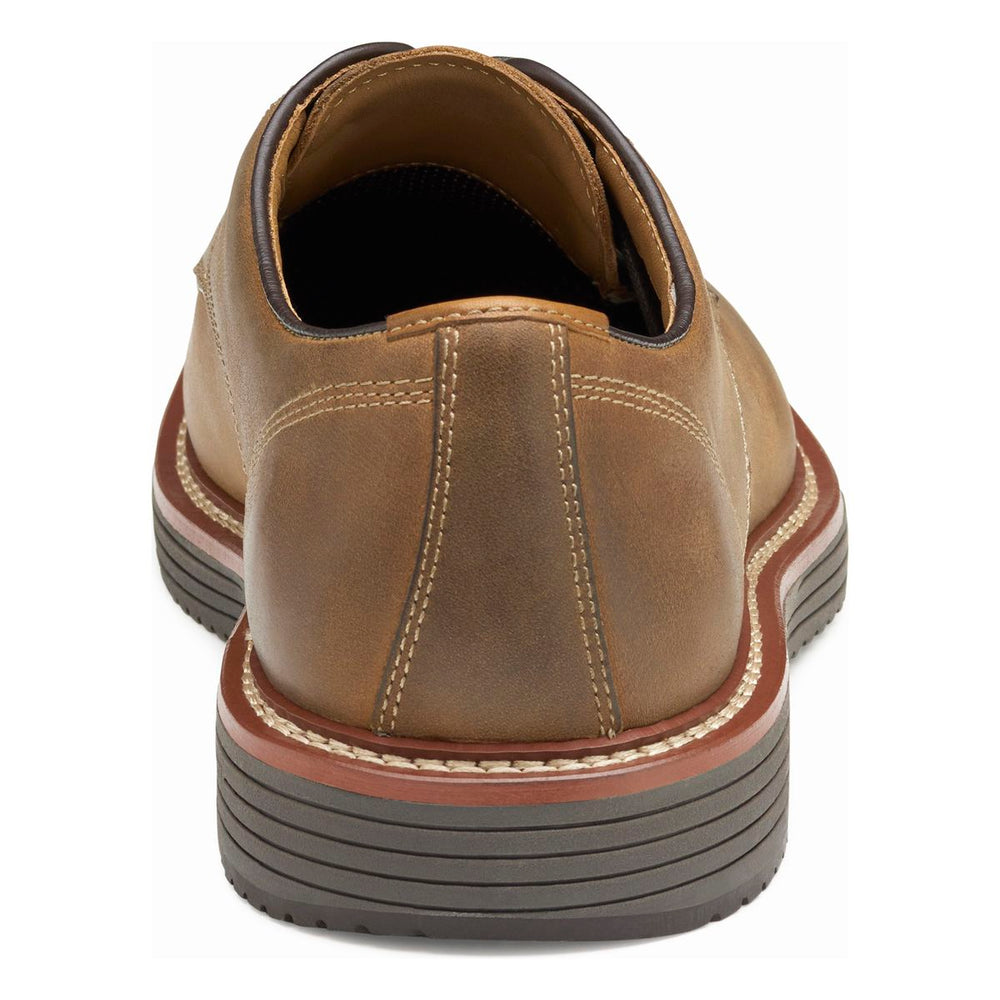 Johnston & Murphy Upton Plain Toe Men's Casual Shoe in Tan