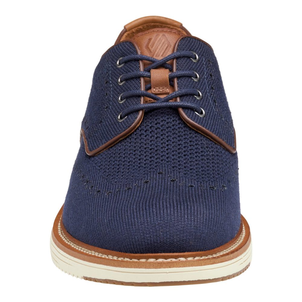 Johnston & Murphy Upton Knit Men's Dress Casual Shoe in Navy