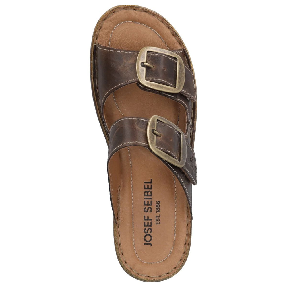 Josef Seibel Catalonia 76 Women's Velcro Sandals - Brandy