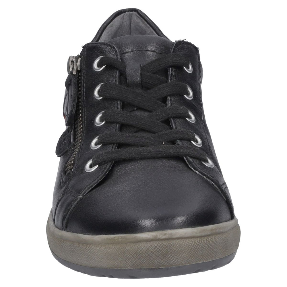Josef Seibel Caren 12 Women's Side-Zip Sneaker in Black