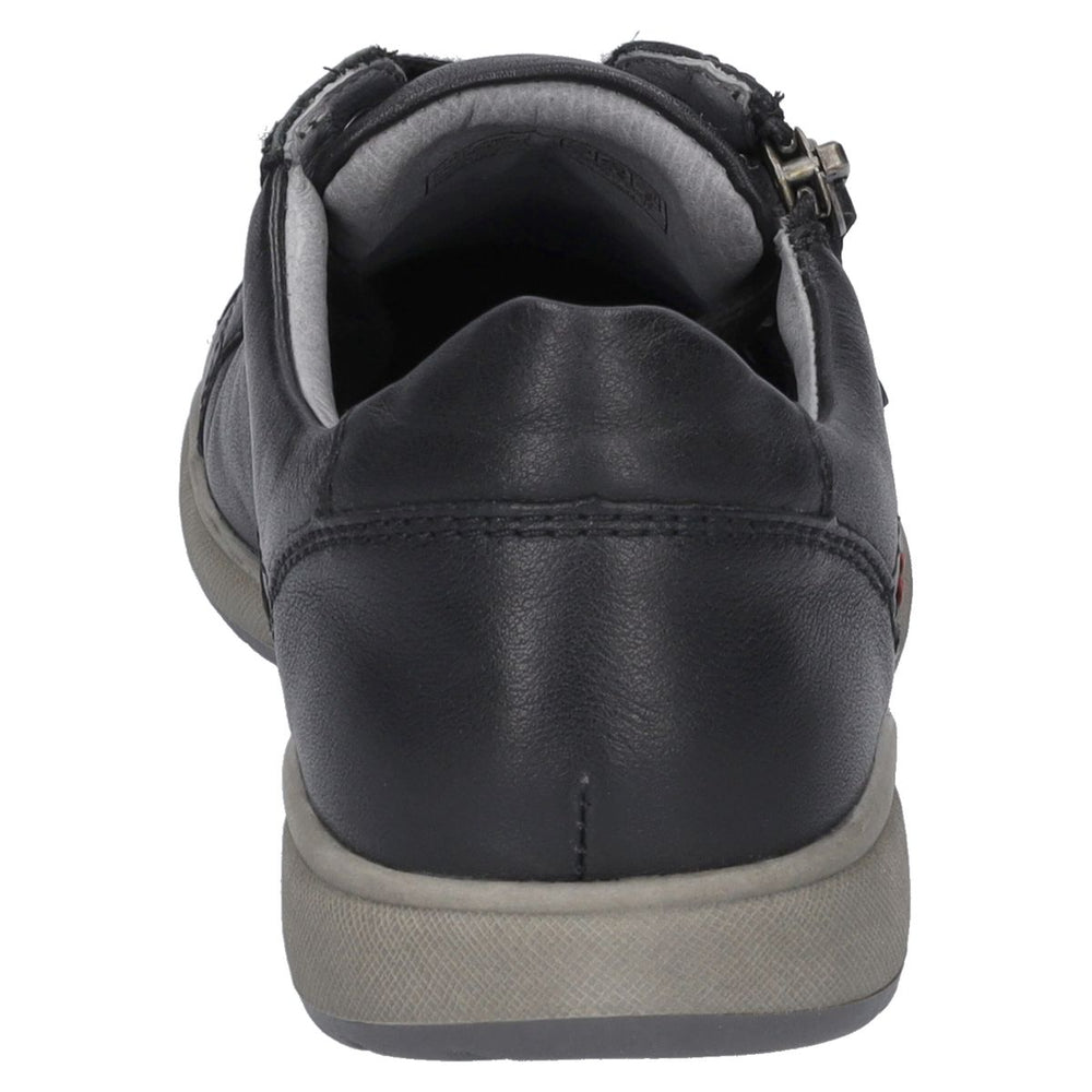 Josef Seibel Caren 12 Women's Side-Zip Sneaker in Black