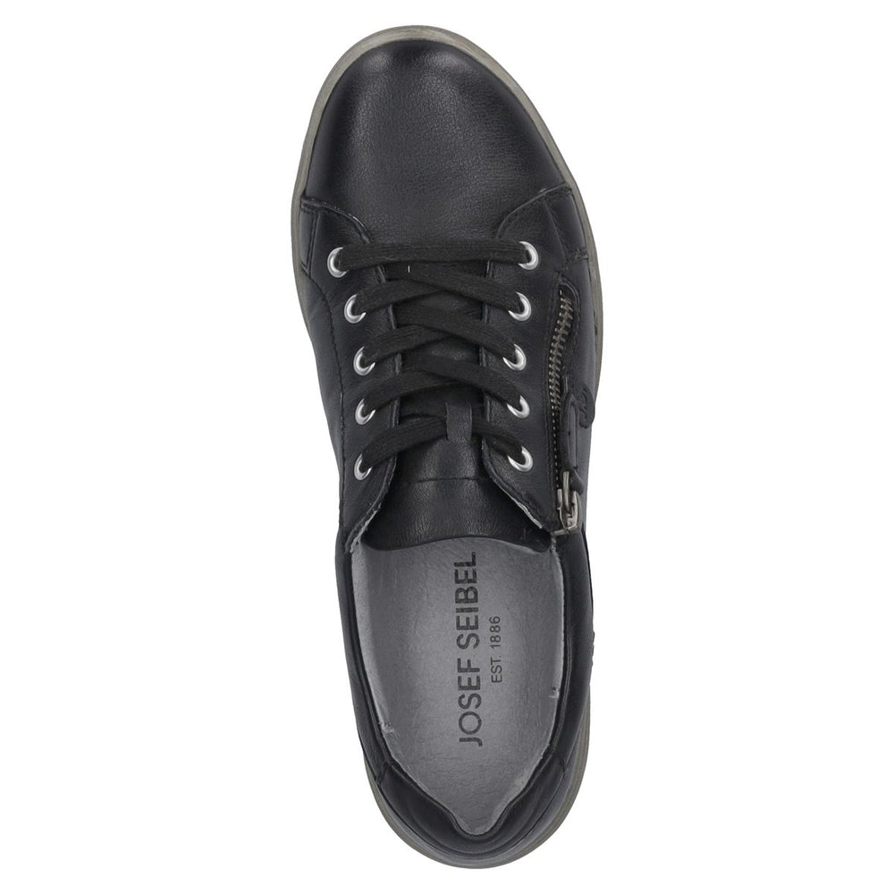Josef Seibel Caren 12 Women's Side-Zip Sneaker in Black