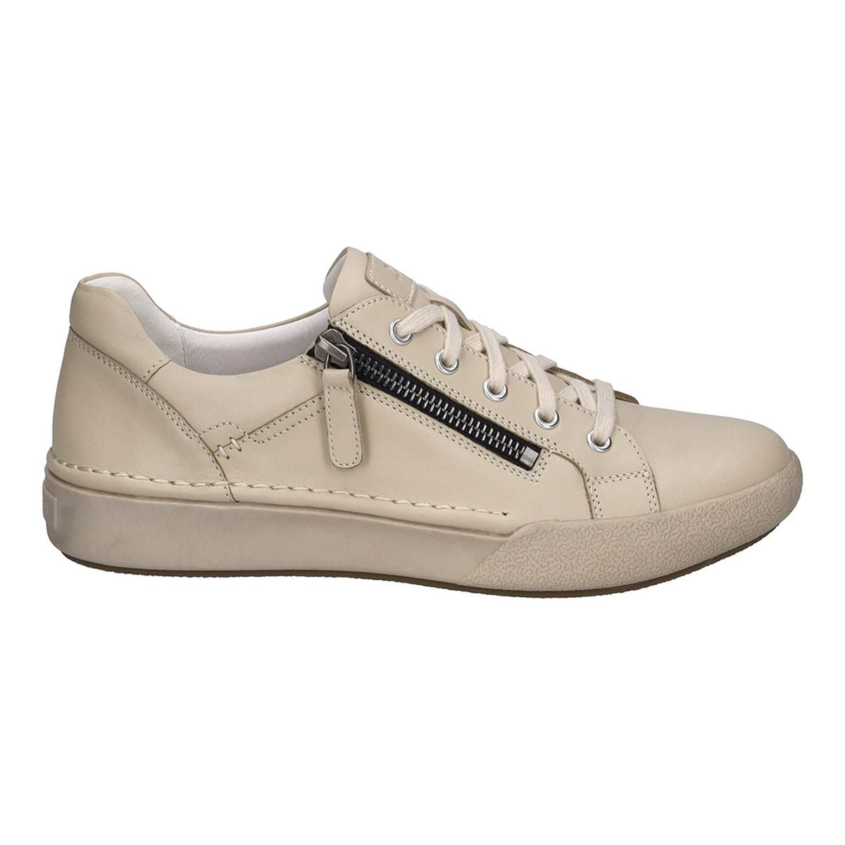 Josef Seibel Claire 03 Women's Side-Zip Sneaker in Sand