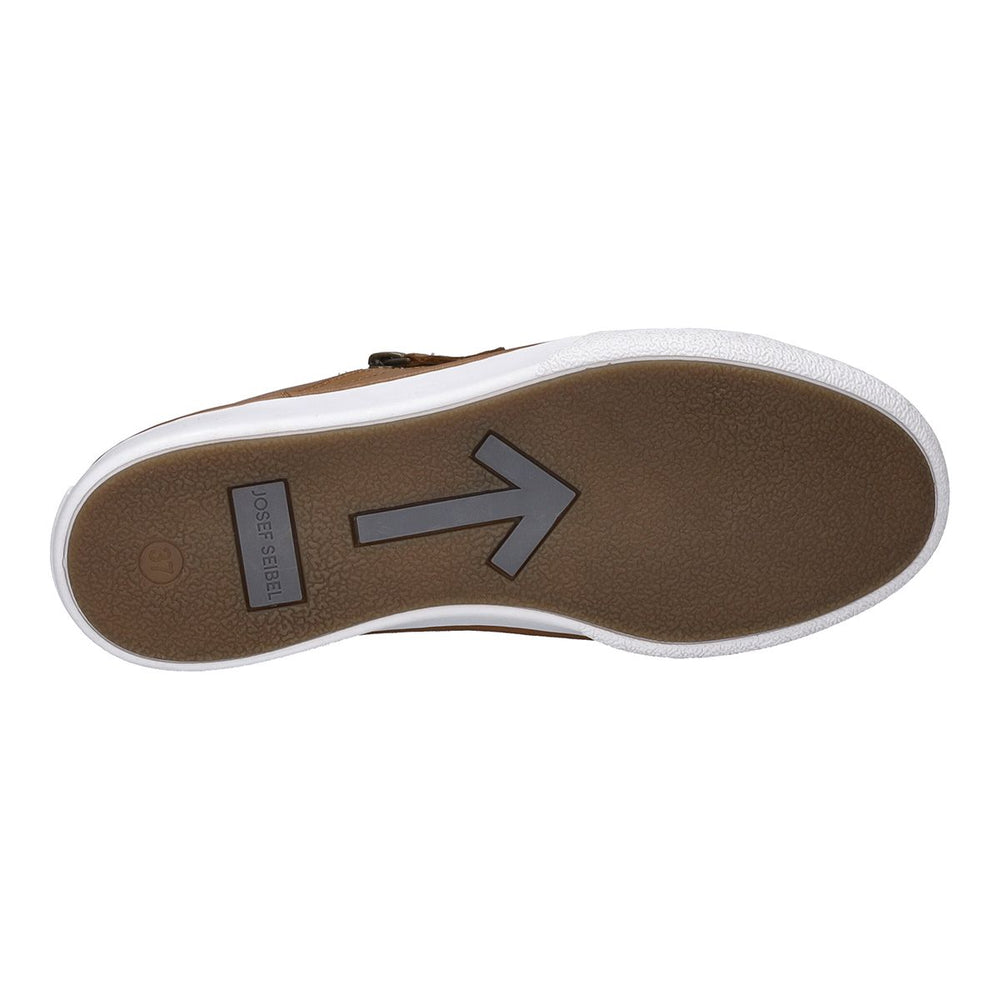 Josef Seibel Claire 03 Women's Side-Zip Sneaker in Camel