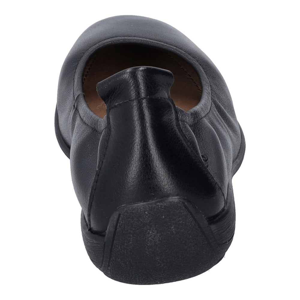 Josef Seibel Fenja 01 Women's Leather Ballerina in Black