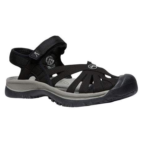 Keen Rose Adventure Sandal in black style #1008783 at Walking On a Cloud