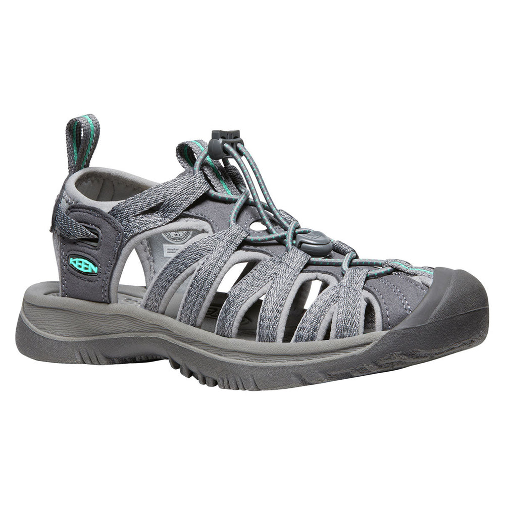 Keen Whisper Womens Waterfriendly sandal in Grey at Walking On a Cloud