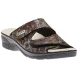 Lady Diana Slide 2 Velcro Black
