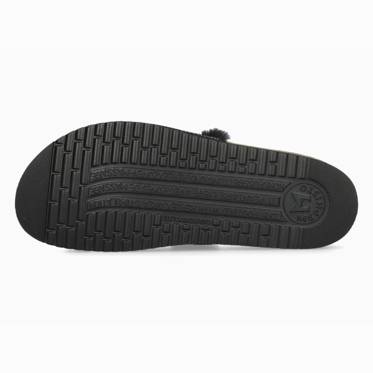Mephisto Hemeline Women's Cork Sandals in Black