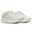 Women’s athletic trail shoe in soft cucumber green with mesh upper, abrasion-resistant toe cap, and rugged treaded outsole for lightweight outdoor support. Style #J068456