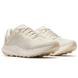 Pair of light beige Merrell Antora 4 Waterproof women's walking shoes, side view. J068440W
