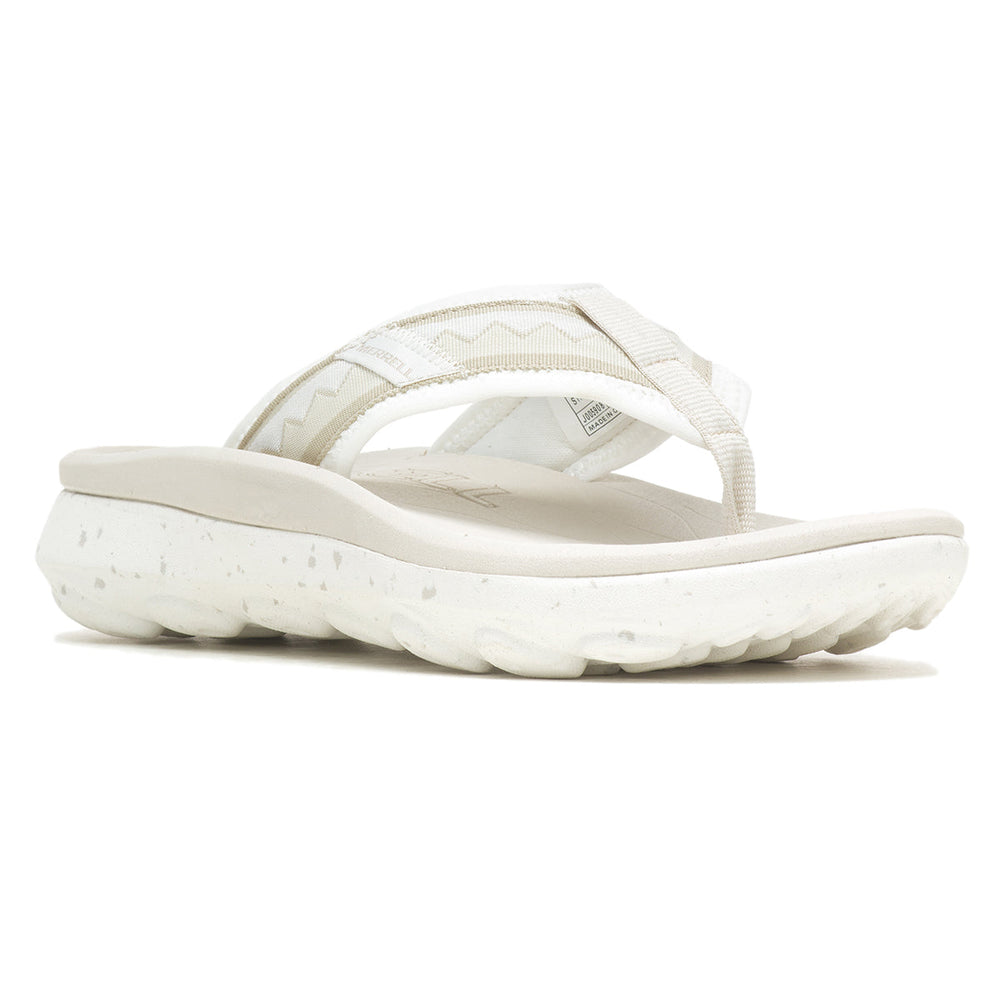  Merrell Hut Ultra Water-Friendly Flip Flop in white for women. Style J005908