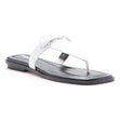 Michael Kors Lena Leather T-Strap Sandal in White