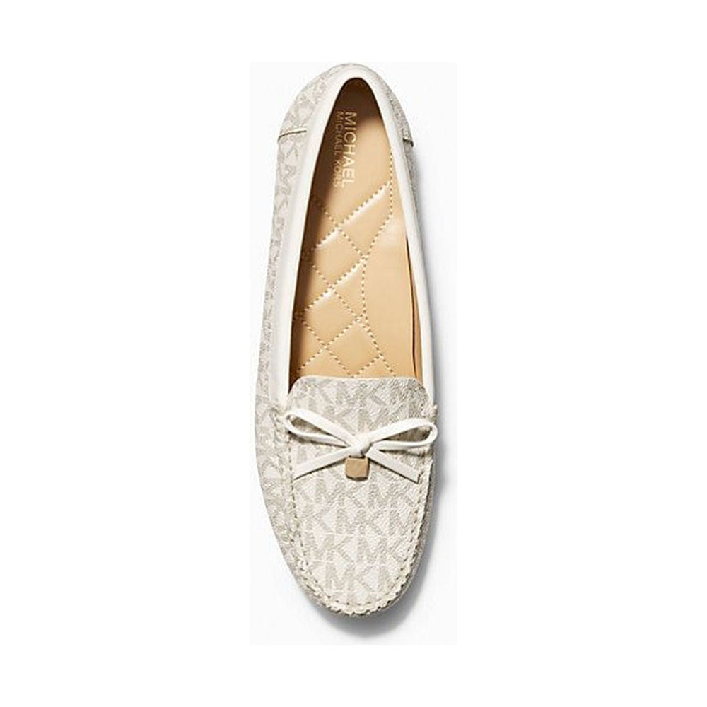Michael Kors Juliet Mocassin in Vanilla Signature MK Print